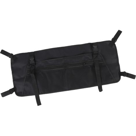 Poche latérale détachable pour chariot, filet de rangement, nombreuses poches, tissu Oxford étanche, repliable (1/5)