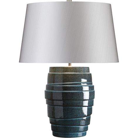 Elstead Neptune - 1 Leuchttischlampe Blue Glaze, E27 (1/2)