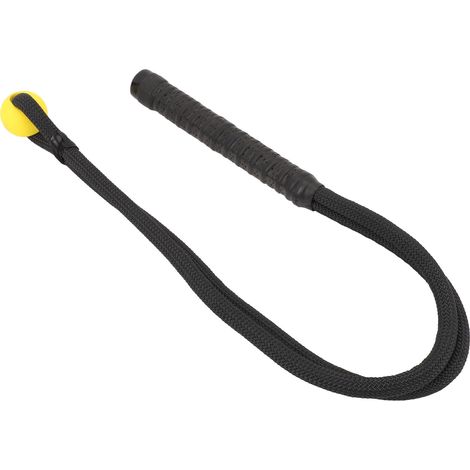 Corde d'entraînement pour swing de club, poignée confortable en nylon et caoutchouc, pour corriger la posture (noire) (1/5)