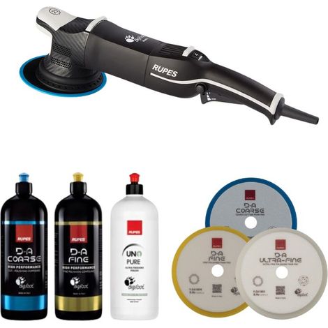 KIT BUSINESS RUPES LUCIDATRICE LHR21ES + SISTEMA D-A SISTEMA D-A COARSE-FINE-PURE LITRO