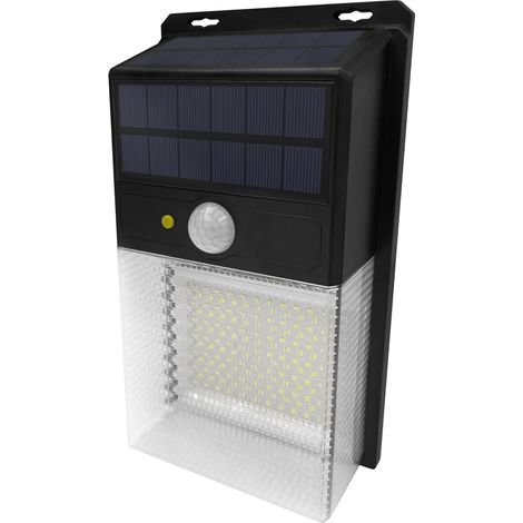 Aplique LED Solar con Sensor Vertical 15W Fría Matel (1/2)