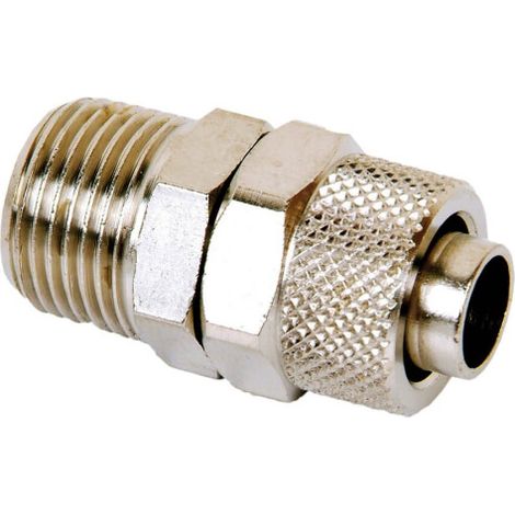 Racor recto Macho Cónico de 5 unidades                 Tubo 5/3 - Rosca 1/8