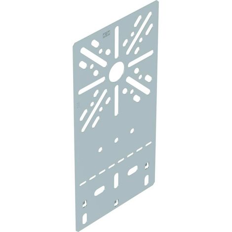 OBO Bettermann Placa de montaje diseño plano 235x120 Acero cincado, 7084757