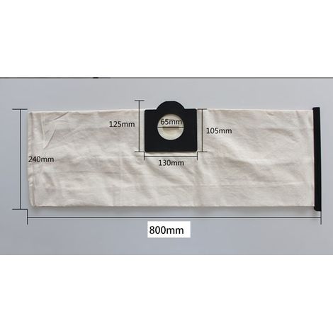 Convient pour 2 sacs à poussière lavables compatibles avec les accessoires d'aspirateur KARCHER NT20 NT48/1 NT65/2 (1/2)