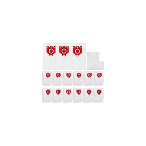 12sacs + 2 filtres Sac d'aspirateur FJM pour Miele 9917710 Hyclean 3D Efficiency Hoover Sacs de rechange pour aspirateur Miele FJM Miele Compact C2 C1 Complete C1 C2 C3 S241 S290 S300i S500 S700 S6 (1/5)
