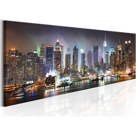 Quadro - White reflections in New York - 135x45 (1/4)