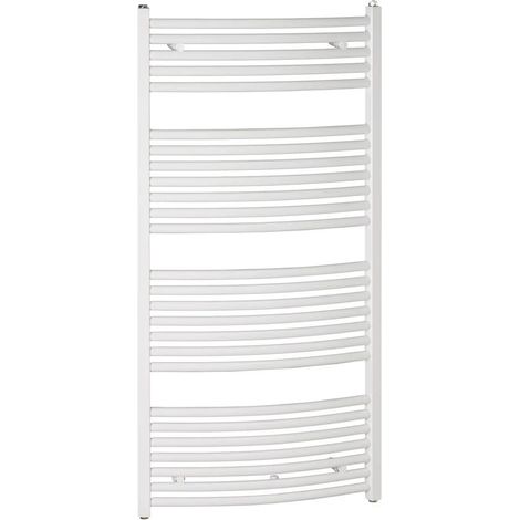 Zehnder Badheizkörper Zeno Bow, 1508x495 mm (HxL), Seitenanschluss, gebogen, ZNT-150-050, ZZ300450B100000