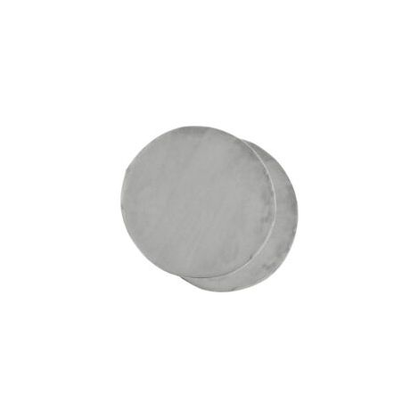 Set mit 2 runden Stuhlkissen, 38 cm Durchmesser, Sitzkissen aus Memory-Schaum für Stühle, Bänke und Hocker - Crezuo (1/3)