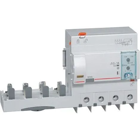 Legrand 410644 DX³-Fehlerstromschutzschalter-Einsatz mit Schraubbefestigung für Leistungsschalter 1,5 Modul/Pol – 4P