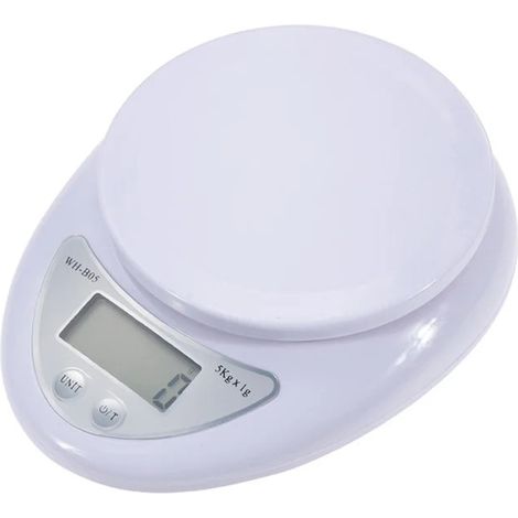 Balance de cuisine en acier inoxydable – Capacité de 5 kg, haute précision, fonction tare (1/5)