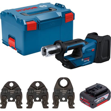 Bosch 06019M2003 GPT 18V-19 Utensile a pressione a batteria, L-BOXX 238, Kit U - senza batteria - senza caricabatterie + L-BOXX 238 (1/5)