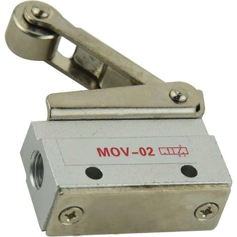 MOV-02 8,5 mm 2-Positionen 3-Wege-Rollenhebel-Mechanikventil (1/4)
