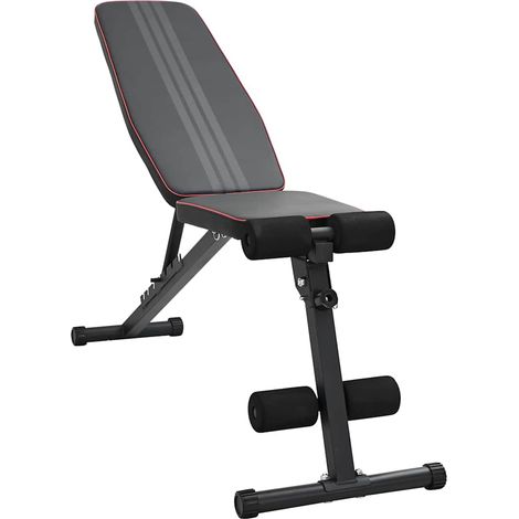 Hantelbank Schwarz 131 x 41 x 110 cm Pulverbeschichteter Stahl