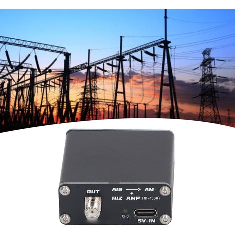 Convertisseur de fréquence aéronautique 110 MHz, conversion de la bande aéronautique en ondes courtes, convertisseur de fréquence aéronautique et amplificateur haute impédance combinés (1/5)