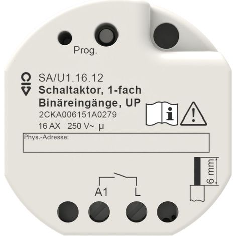 Busch Jaeger Schaltaktor 1fach SA/U1.16.12 230V Unterputz (1/3)