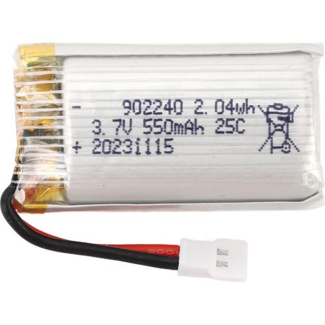 Batterie au lithium 3,7 V 550 mAh 902240 Batterie UAV professionnelle portable avec prise XH2.54 (1/5)