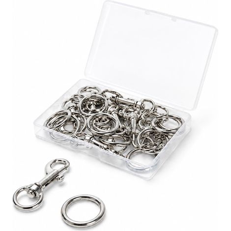 13 x Swivel Carabiner Ring for Dog Leads (1/5)