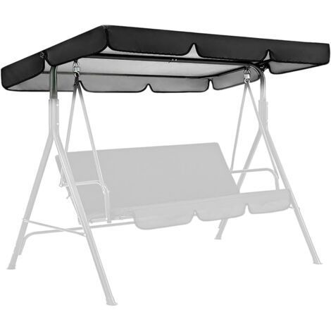 Garden Swing Cover 210D 249 x 185 cm, Waterproof, Durable, Universal, Oxford Fabric, UV Protection, 3 Seater (1/5)