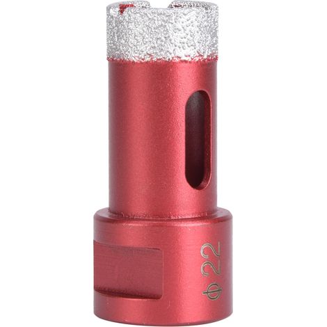 Diamant-Lochsäge M14 für Winkelschleifer, geeignet für Marmor- und Keramikfliesen, 22 mm (1/5)
