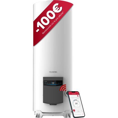 Chauffe-eau électrique connecté au Sol 300L – Ariston ABYLEOS WIFI – Fonction Eco Intelligente – Economies jusqu'à 25% – ACI (1/5)