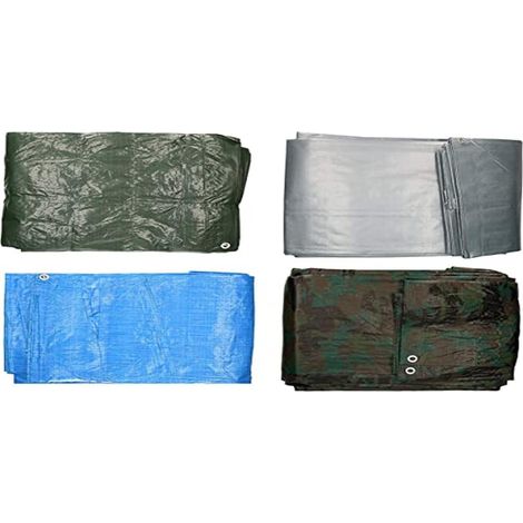 1 Bâche Polyéthylène 2x3 M, Argenté, Œillets Renforcés, Anti UV, Pour Jardin Et Chantier