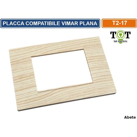 PLACCA 6002-17 2P ABETE/VMR-PLN TECNOPOLIMERO