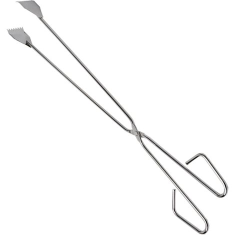 LONGUE PINCE À BARBECUE EN ACIER INOXYDABLE - 55 CM (1/5)