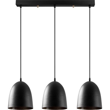 Regleta de techo Asney 20 Negro (3 luces) (1/5)