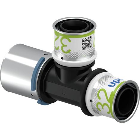 Uponor S-Press PLUS Press-T-Stück 1039965 40 x 32 x 32 mm, reduziert, PPSU (1/2)