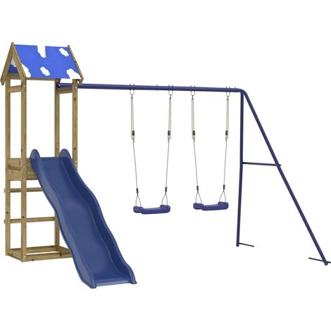 Maison Exclusive - Set da Gioco da Esterno in Legno di Pino Impregnato