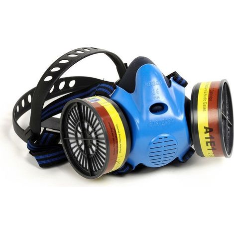 Masque de protection respiratoire avec 2 filtres, MICHELIN