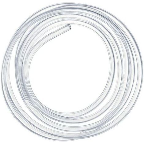 Tuyau Transparent de Pression 10 mètres, 10 × 12mm Tuyauterie Flexible Tube de PVC (1/4)