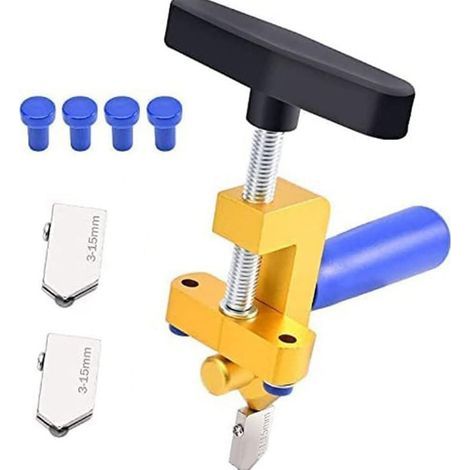 Pince coupante manuelle 2 en 1 ergonomique pour une utilisation confortable par les bricoleurs et les carreleurs professionnels (1/5)