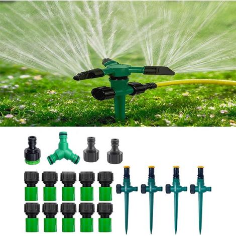 Arroseur de jardin rotatif à 360°, idéal pour les pelouses et les jardins - irrigation à distance, sûr et fiable, sans danger pour les enfants (1/5)