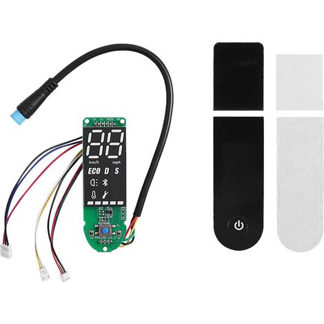 Accessories compatible with the Xiaomi M365/M365 Pro scooter dashboard: Bluetooth circuit board, screen cover (1/4)