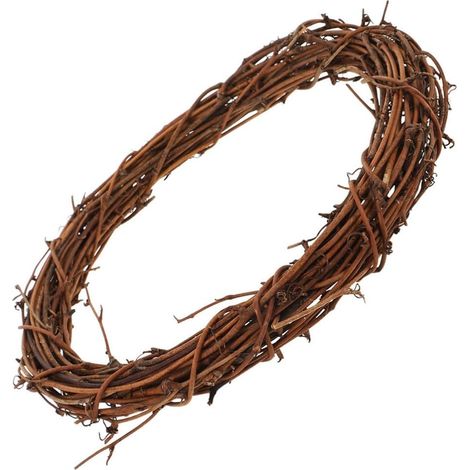 Couronne de Branches de Vigne Naturelle pour DIY Couronne de Brindilles Cadre Vigne pour Décorations (1/5)