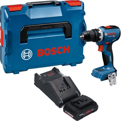 Trapano avvitatore a batteria Bosch GSR 18V-65 Professional 18 V 63 Nm Brushless + 1 batteria ProCORE 4,0 Ah + caricabatterie + L-Boxx