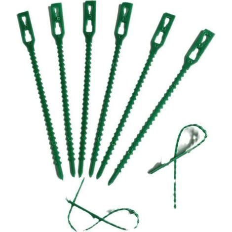 Fascette regolabili per piante da giardino, supporti e legacci per piante, fascette per cavi da giardino per sostenere piante e rampicanti (1/3)