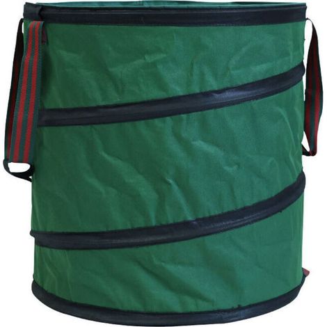 Ulisem Sac de ramassage de feuilles pliable rond de 10 L pour pelouse de jardin. (1/4)