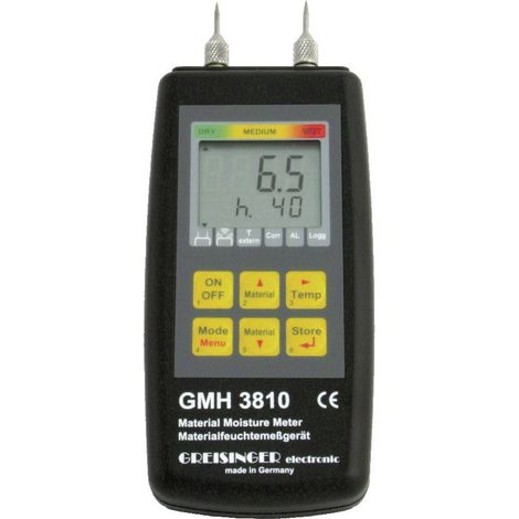 Misuratore di umidità per materiali Greisinger GMH 3810 Range di umidità materiali da costruzione (intervallo) 4 fino a