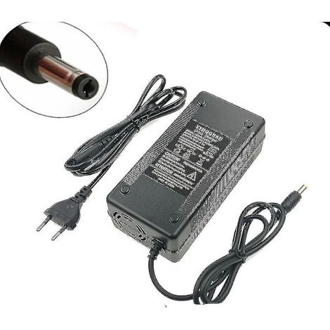 Chargeur 54,6 V 3 A pour batterie lithium 48 V 13S de vélo électrique, chargeur e-bike haute efficacité avec connecteur (1/4)