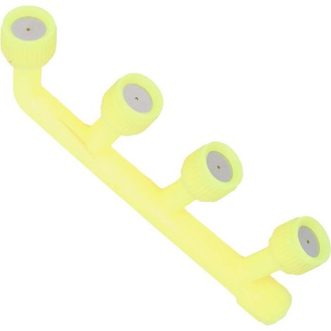 4 Pièces Buse de pulvérisation G1/4, Plastique et Acier, 4 Têtes, pour Irrigation Jardin et Agriculture (1/5)