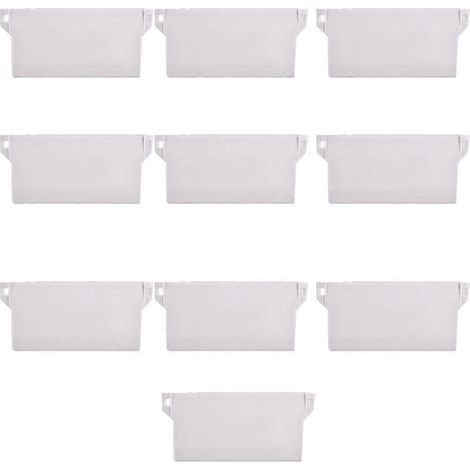 Lot de 10 connecteurs de chaînette pour stores verticaux de 89 mm (1/4)
