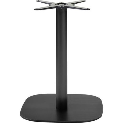 Piétement pour table rectangulaire, modèle Round noir (1/4)