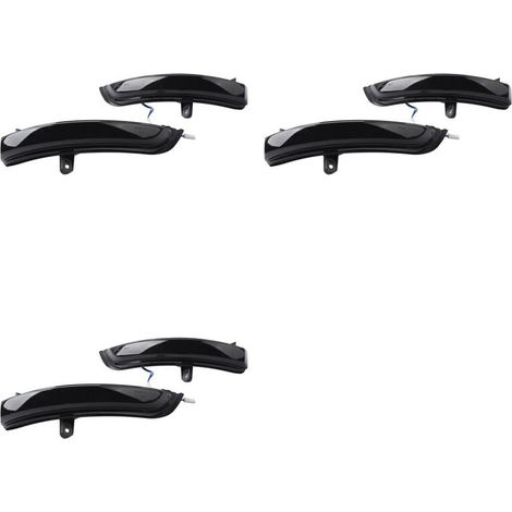 Seis intermitentes LED dinámicos y luces indicadoras en el espejo retrovisor para el Nissan Teana J32 (modelos 2008-2013). (1/4)