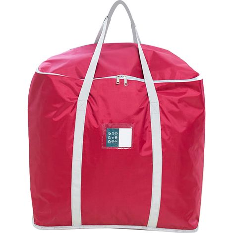 Sac de déménagement extra-large imperméable, bonne capacité de charge, fermeture à glissière, rangement pour maison, couleur rouge vin (1/5)