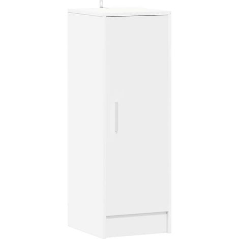 Maison Exclusive - Zapatero de aglomerado blanco 32x35x92 cm