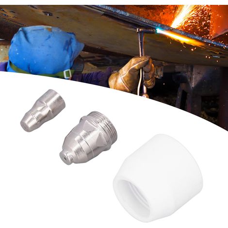 P80 3-teiliges Set: Zubehör für P80 Plasmabrenner, CNC-Schneidverbrauchsmaterialien, Elektrodendüsen. (1/5)
