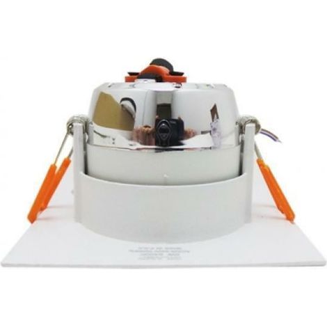 Faretto led incasso 5w quadrato cob con alimentatore led kit 5 pezzi 6400k (1/2)