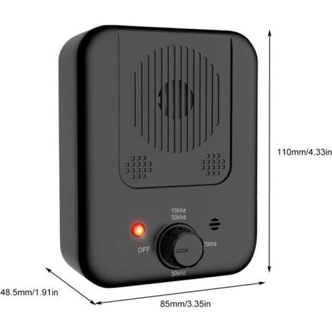 Dispositif de contrôle des aboiements - Ultrasons Rechargeable - Imperméable - Batterie 400 mAh - Pour chien (1/4)